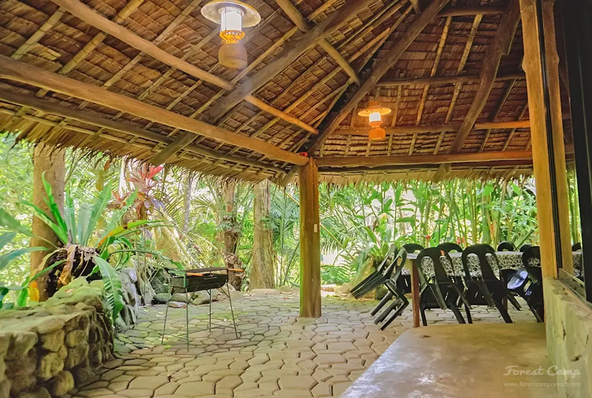 forest camp resort double cottage Riverside