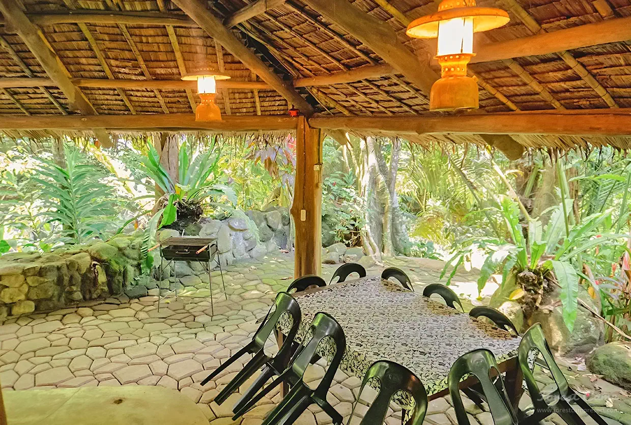 forest camp resort double cottage Riverside