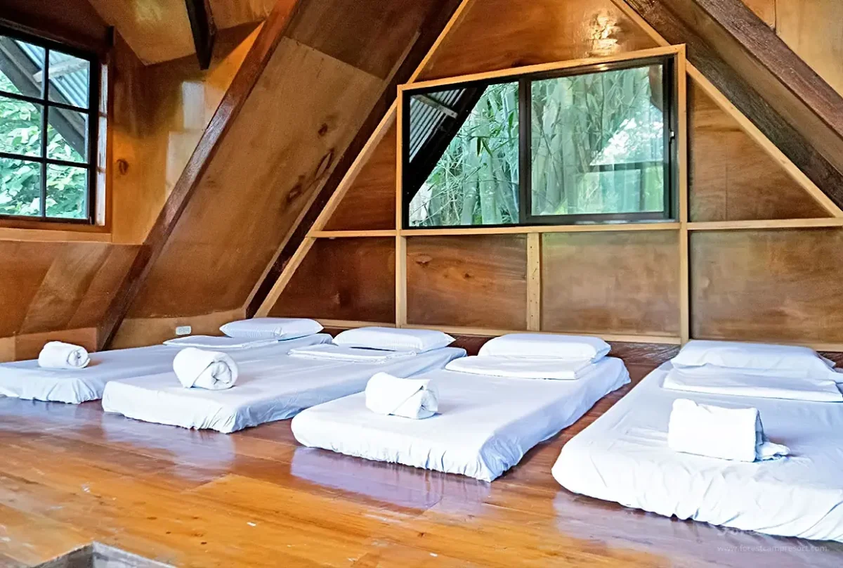 Forest Camp Resort Hillside House Attic