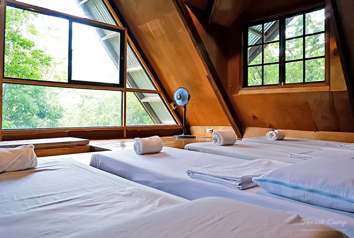 Forest Camp Resort Hillside House Attic